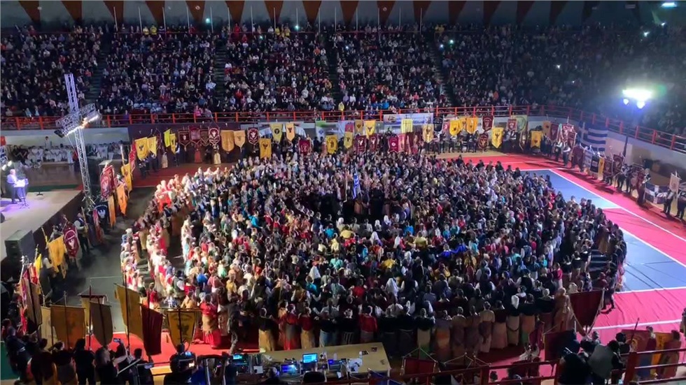 14ο Πανελλαδικό Φεστιβάλ Ποντιακών Χορών,  Λάρισα 2019. Ο κεντρικός...
