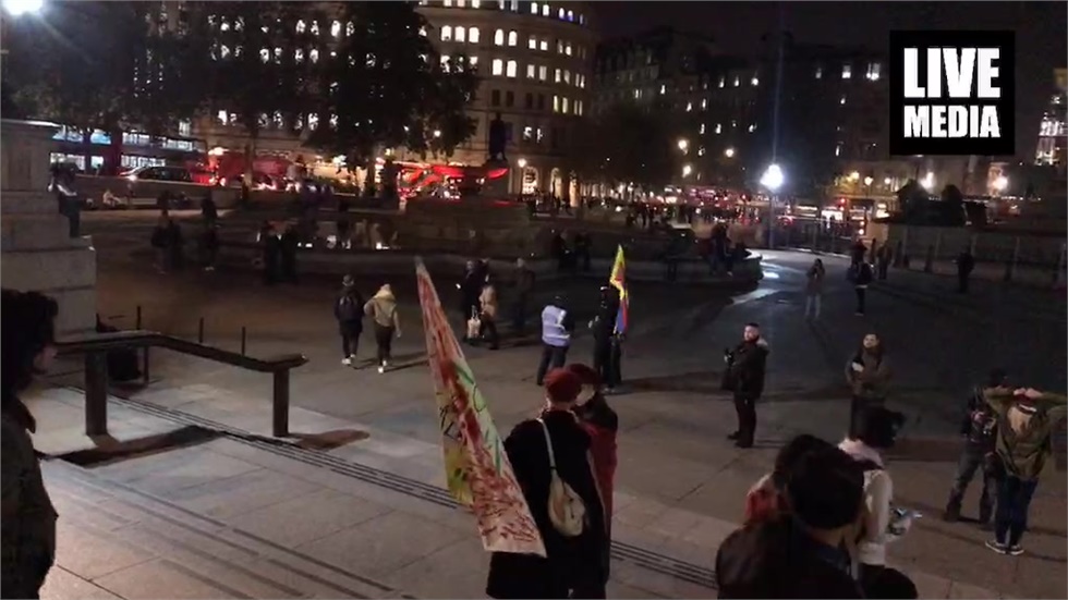 Million Mask March 2018 - Hundreds of people have gathered in central London in ...