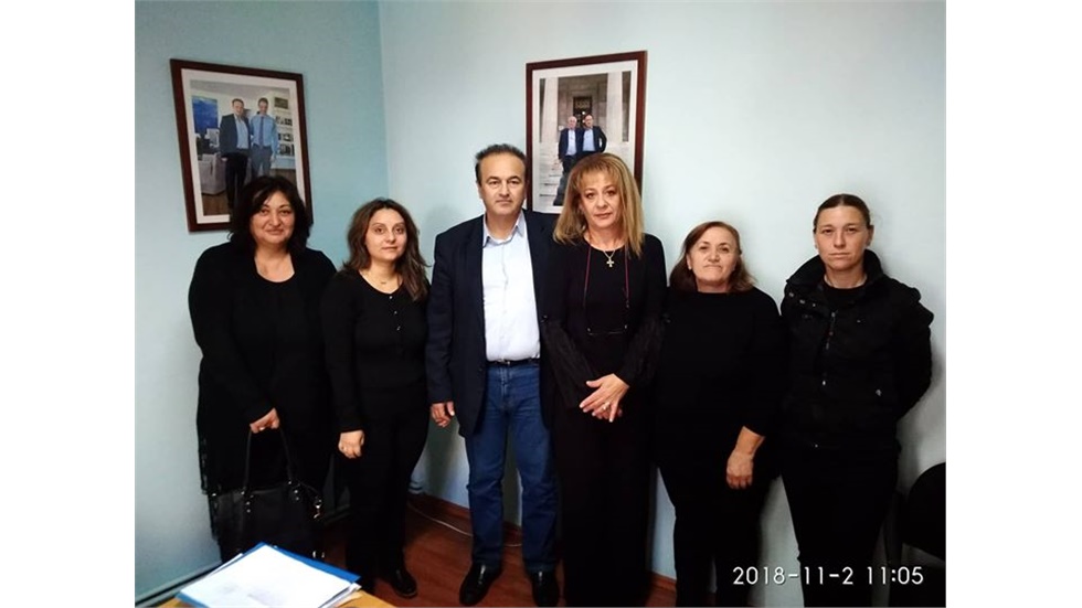 Με εκπροσώπους του νεοσύστατου Συλλόγου Συζύγων Θανόντων ΑΞ.Ι.Α...