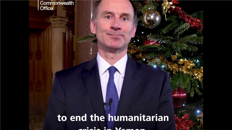 UK Foreign Secretary's Christmas Message 2018