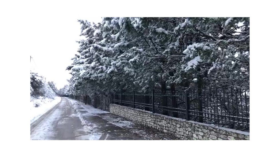 Αυτή την ώρα στην περιοχή του Μελισσοχωρίου ο παγωμένος αέρας...