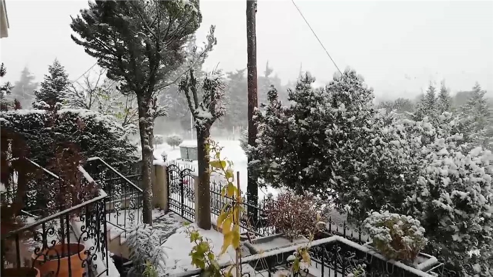 Το Ωραιόκαστρο χιονισμένο!   