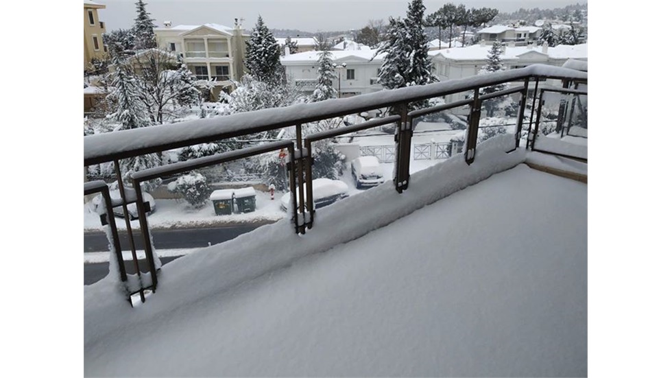 Πανόραμα Θεσσαλονίκη 9:00 το πρωί 5/1/2019   #χιονι #Θεσσαλονικη...