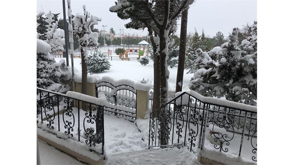 Ωραιόκαστρο 30 εκατοστά χιόνι.   #Ωραιοκαστρο