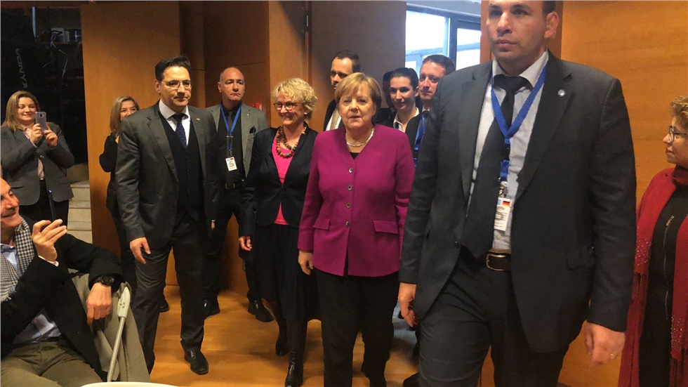 Η επίσκεψη της Ανγκελα Μέρκελ στη Γερμανική Σχολή Αθηνών