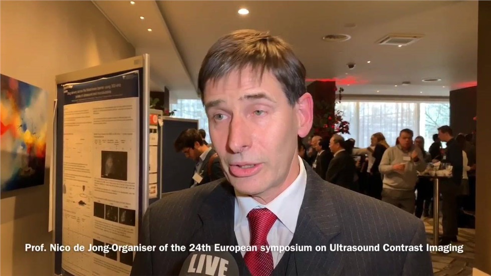 Nico de Jong Organiser of the 24th European symposium on Ultrasound...