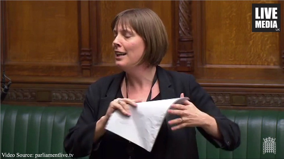 Labour MP Jess Phillips addressed the House of Commons about...