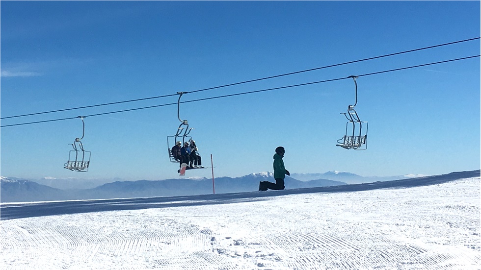 Weekend escape at the ski resort 