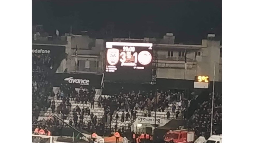 ΠΑΟΚ ΟΛΥΜΠΙΑΚΟΣ τελικό σκορ 3-1.  