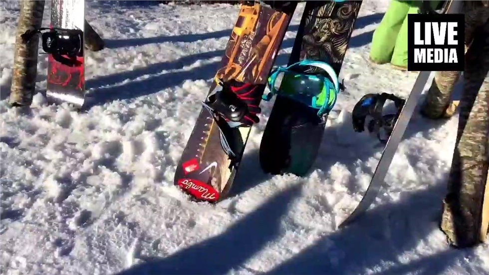 Weekend escape at the ski resort 