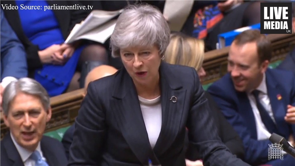 Theresa May replied to Ian Blackford's question on 