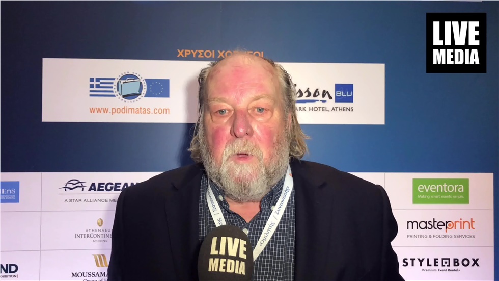 Ο Kim Myhre, Managing Director, MCI Experience, μιλάει στην κάμερα...