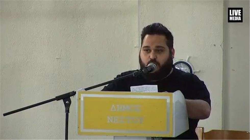 Αντιπρόεδρος Συντονιστικης Επιτροπής Νεολαίας της ΠΟΕ Κ.Χατζημιχαηλίδης...