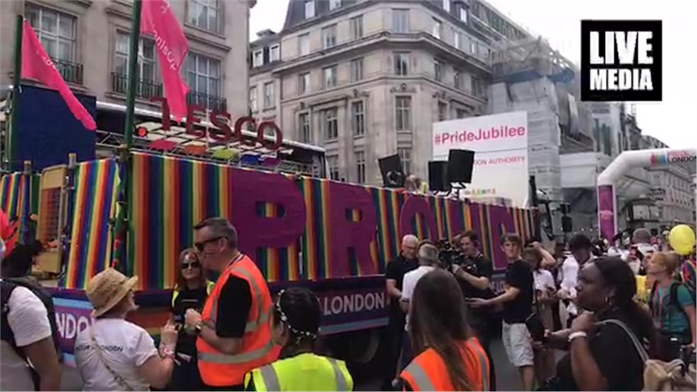 Pride in London parade will begin soon.   #prideinlondon #l...