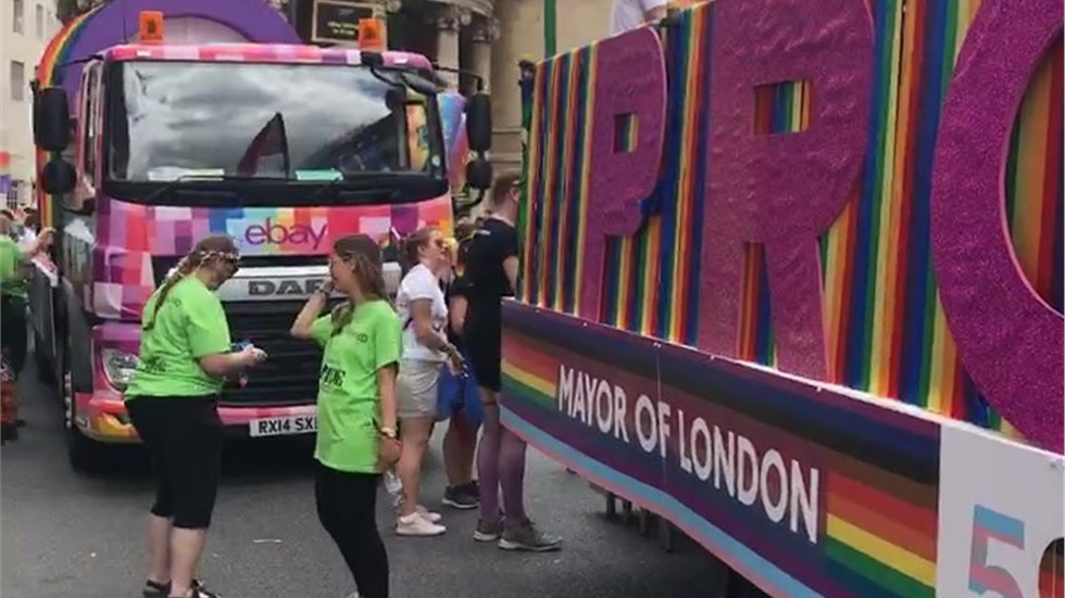 Pride in London parade is about to begin.   #prideinlondon