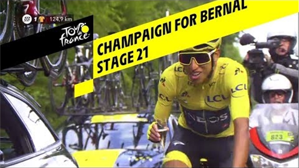 Champaign for Bernal  the winner o 2019 Tour De France  #tdf2019...