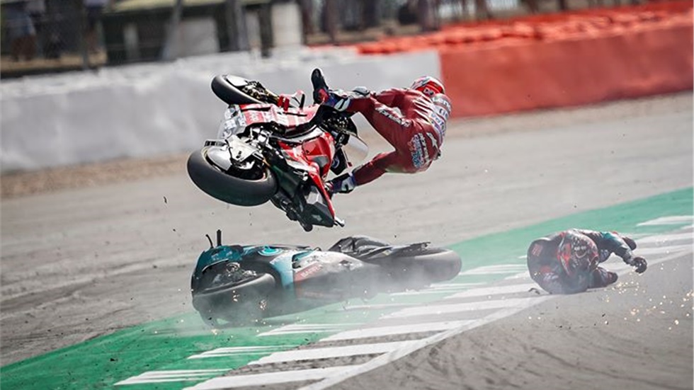 Ατύχημα ο Ντοβιτσιόζο με την Ducati, στην Μεγ. Βρετανία  Το Grand...