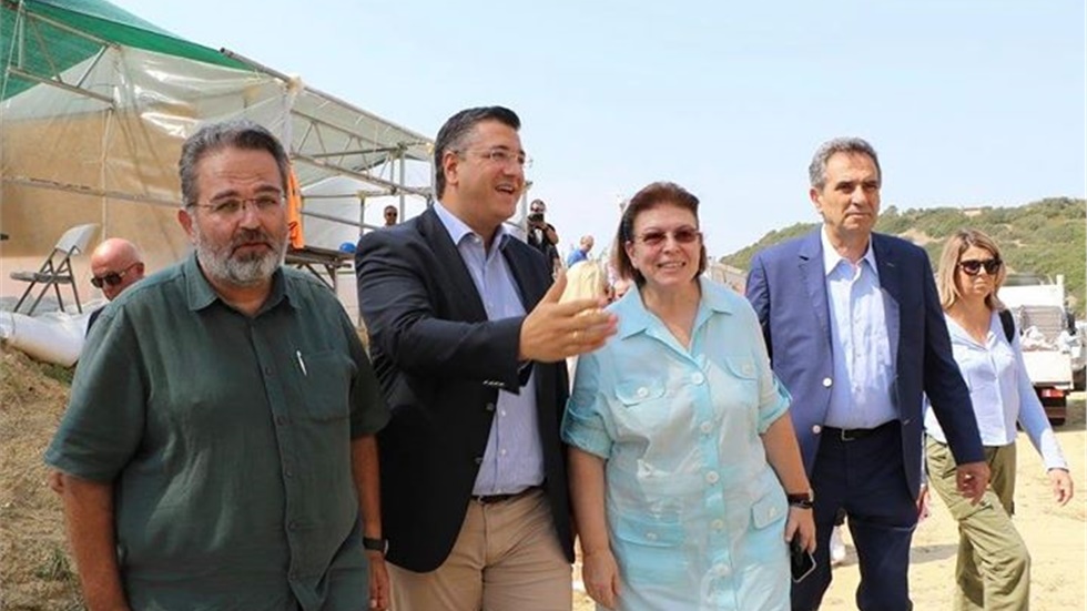 Επίσκεψη και αυτοψία της Υπουργού Πολιτισμού Λίνας Μενδώνη και...