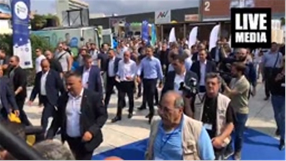 Ο Πρωθυπουργός Κυριάκος Μητσοτάκης στο Περίπτερο της Ευρωπαϊκής...