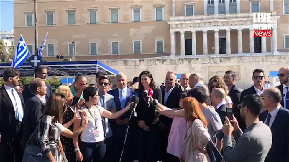 Δηλώσεις επισήμων στο πλαίσιο την Μαθητικής Παρελάσης στην Αθήνα...