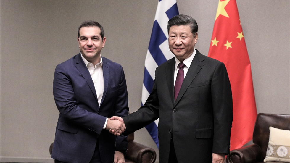 Συνάντηση Αλ. Τσίπρα με τον Σι Τζινπίνγκ στην Αθήνα