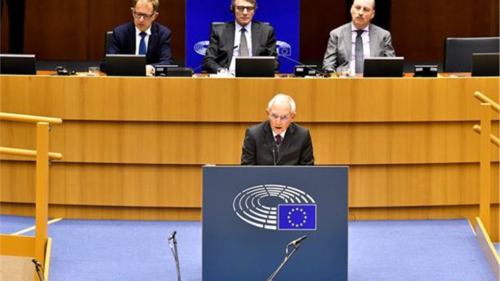 Wolfgang Schäuble: «Αν δεν ενωνόταν η Ευρώπη, δε θα υπήρχε και...