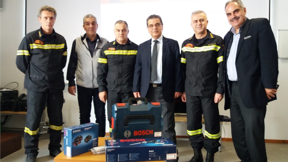 Δωρεά εξοπλισμού στον  Α’ Πυροσβεστικό Σταθμό Θεσσαλονίκης  από...