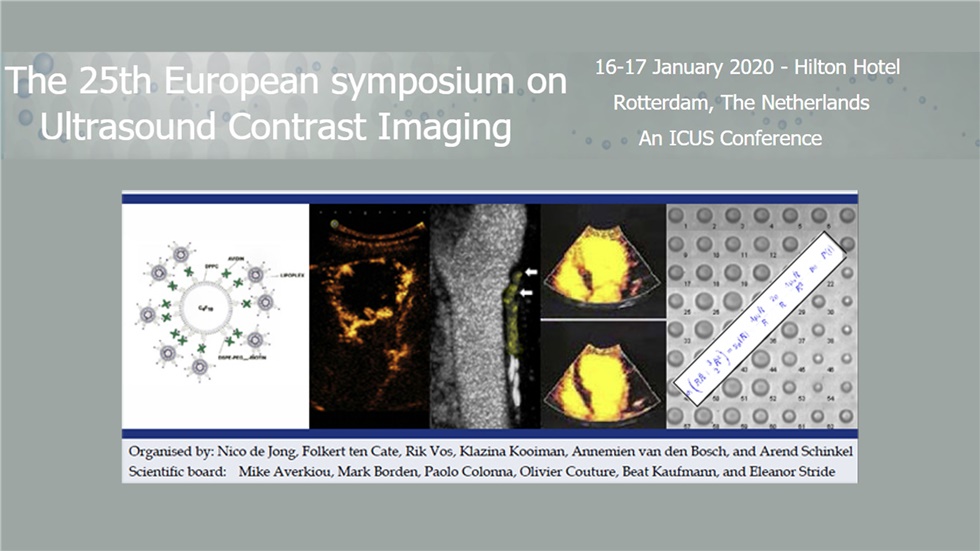 The 25th European symposium on Ultrasound Contrast Imaging