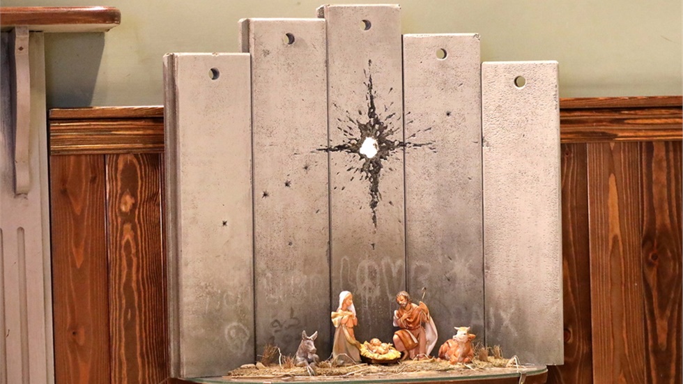 «Η ουλή της Βηθλεέμ»: Η νέα δημιουργία του Banksy