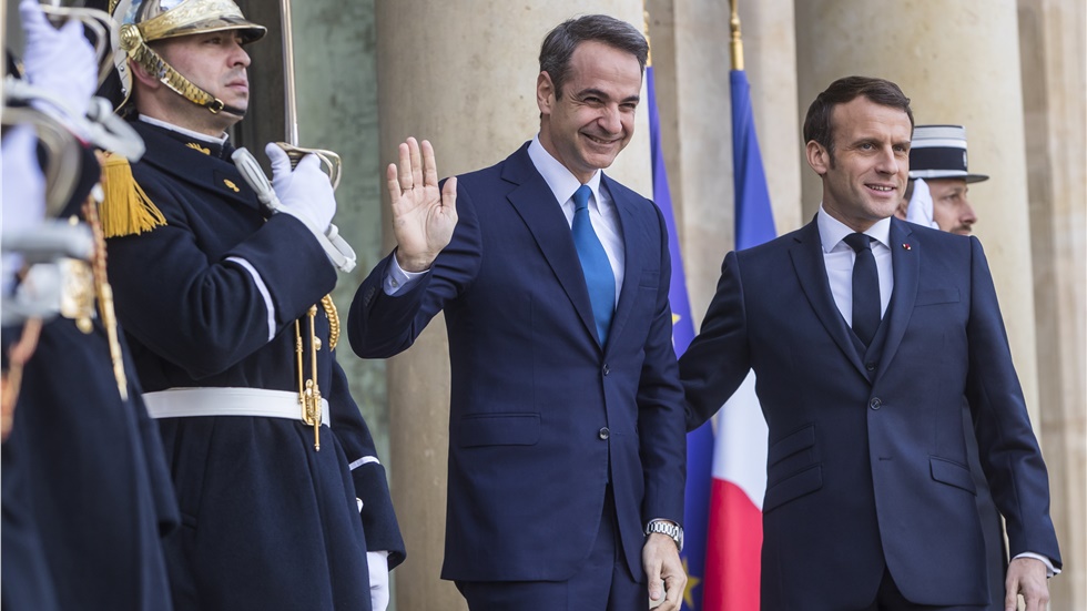 Βίντεο: Οι κοινές δηλώσεις Μητσοτάκη - Μακρόν