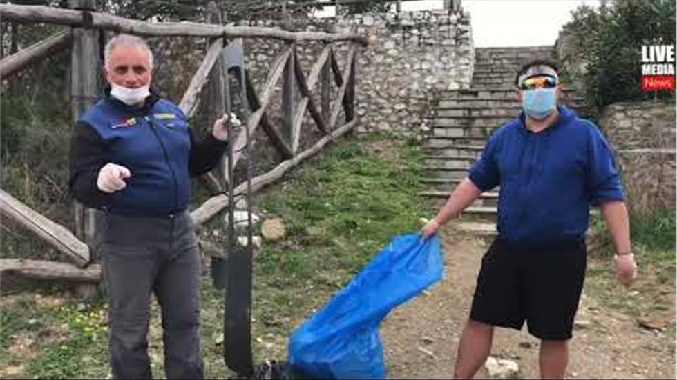 Καθαρότερο το σημείο «Κράνος» του Σέιχ Σου, .Χαμός από Σκουπίδια...