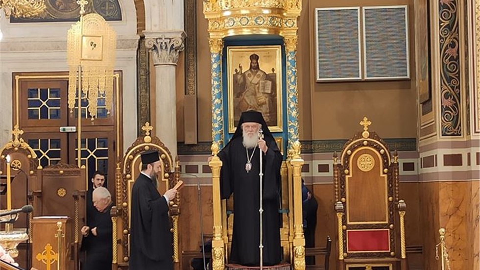 Χωρίς την παρουσία πιστών ακούσθηκε ο Ακάθιστος ύμνος στην Ι....