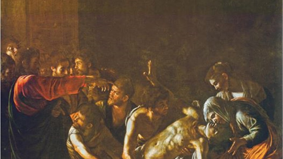 Η «Ανάσταση του Λαζάρου»του Καραβάτζιο   Η «Ανάσταση του Λαζάρου»,...