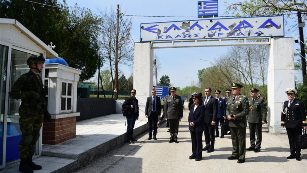 Στις Καστανιές του Έβρου, η Πρόεδρος της Δημοκρατίας, Αικατερίνη...