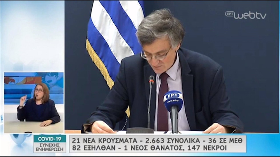Κορωνοϊός: Ο Σωτήρης Τσιόδρας για τον τρόπο υπολογισμού των θανάτων...