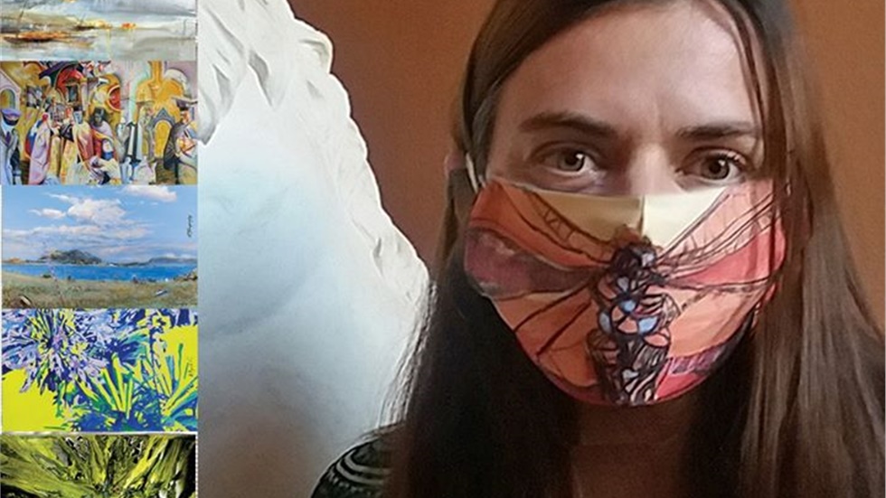 Ελβίρα Μεταλληνού: «Η τέχνη νικά την επιδημία COVID-19»  Υφασμάτινες...
