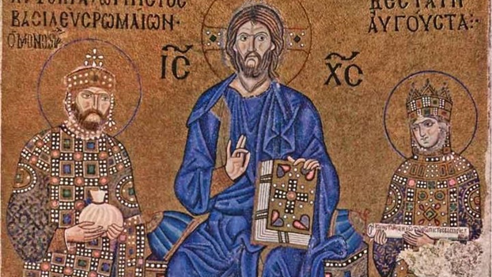 Στὴ μέση στεκότανε, σὰν ἥλιος, ἡ Ἁγιὰ Σοφιά  Toυ ΦΩΤΗ ΚΟΝΤΟΓΛΟΥ...