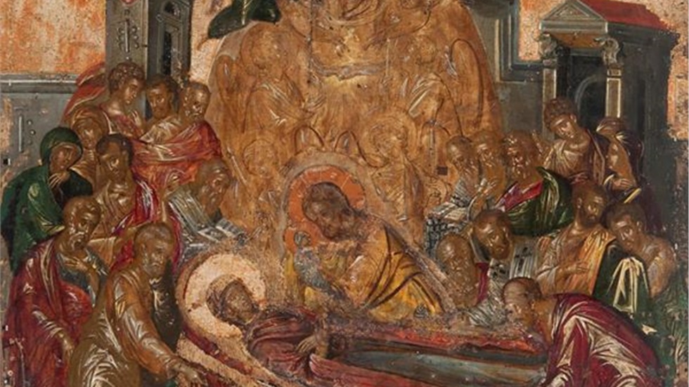 Τη μέρα εκείνη, της Κοίμησης της Παναγιάς  Του ΝΙΚΟΥ ΚΑΖΑΝΤΖΑΚΗ...