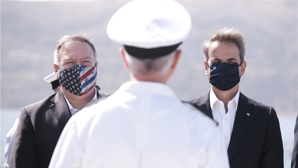 Κοινές δηλώσεις Μητσοτάκη - Πομπέο: «Οι σχέσεις των δύο χωρών...
