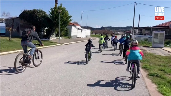 Στην φύση προπονήθηκαν οι μικροί ποδηλάτες της Ιερισσού!