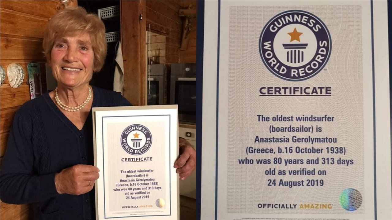 Στο βιβλίο των ρεκόρ Γκίνες η Αναστασία Γερολυμάτου η οποία έγινε...