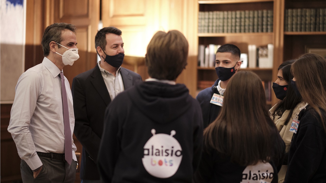 Τους χρυσούς ολυμπιονίκες της διεθνούς ολυμπιάδας ρομποτικής...