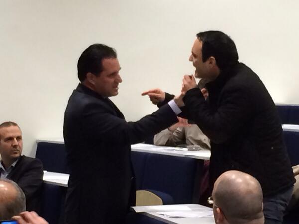Students confront minister of Health in London