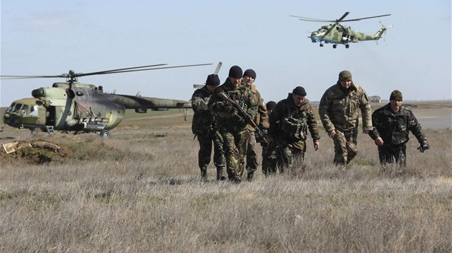 Ukraine officer 'killed in attack on Crimea base'