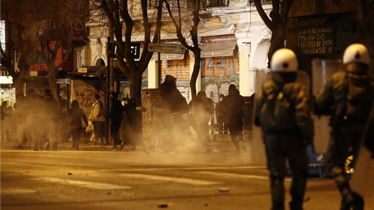 Θεσσαλονίκη: 27 προσαγωγές και μία σύλληψη για τα χθεσινά επεισόδια