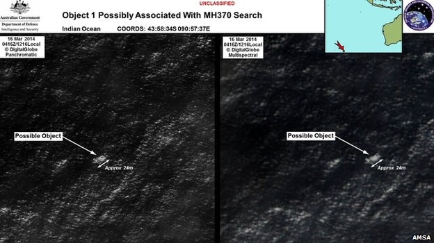 Australia plane searchers investigate debris