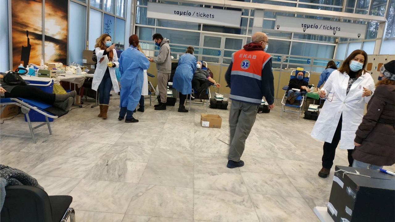 Εθελοντική αιμοδοσία στη ΔΕΘ - Μια μεγάλη πράξη αγάπης
