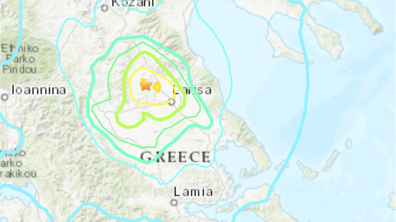Σεισμός 5,9 ρίχτερ στην Ελασσόνα