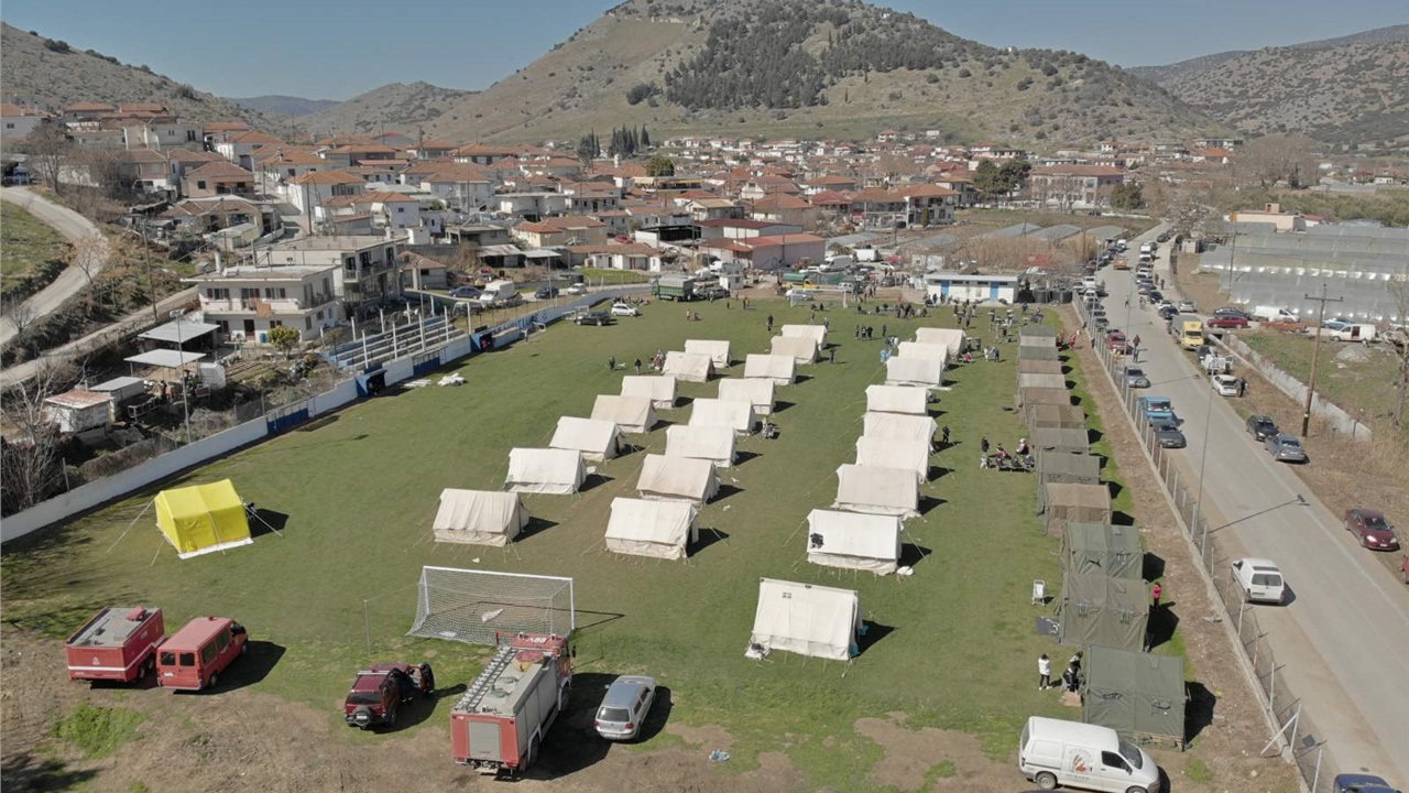 Συνδρομή Ενόπλων Δυνάμεων στις σεισμόπληκτες περιοχές της Θεσσαλίας