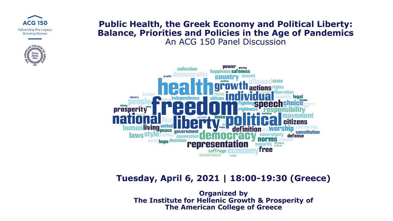 Public Health, the Greek Economy and Political Liberty: Balance,...